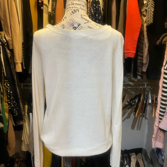 Naf Naf Paris sweater -Cream. - Picture 4 of 4